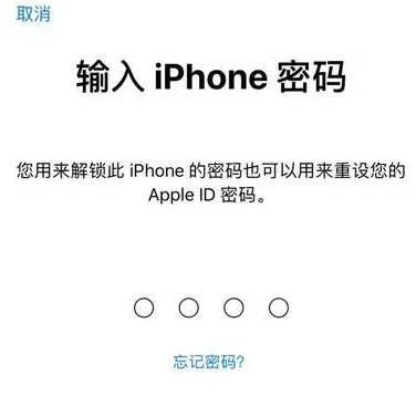 金城江苹果15维修网点分享iPhone 15六位密码怎么改四位 