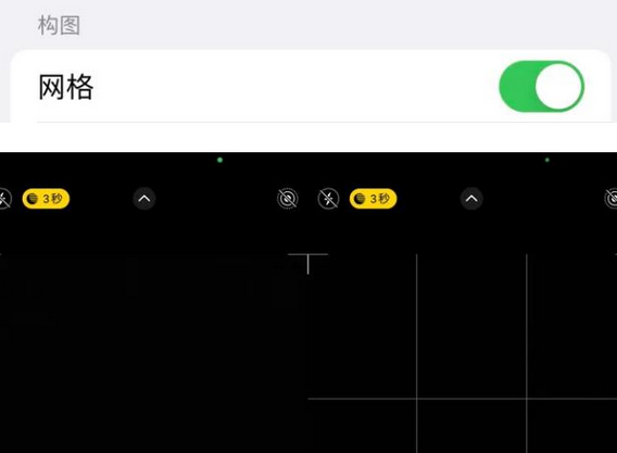 金城江苹果手机维修网点分享iPhone如何开启九宫格构图功能
