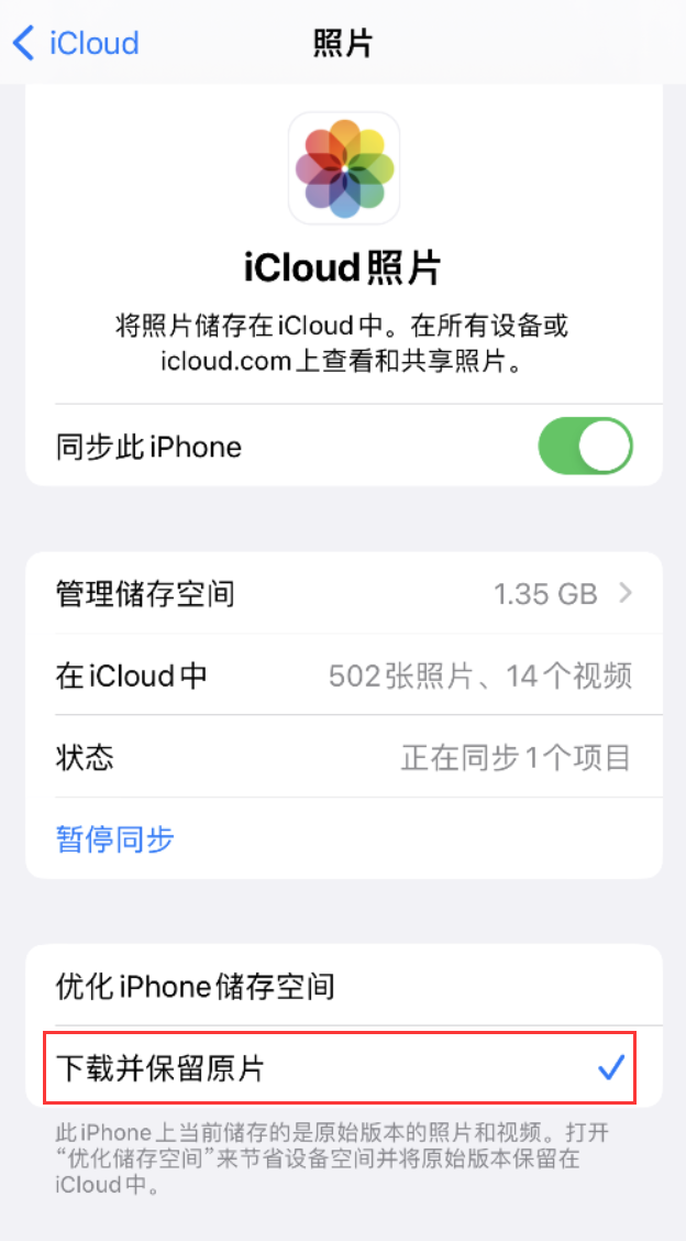 金城江苹果手机维修分享iPhone 无法加载高质量照片怎么办 